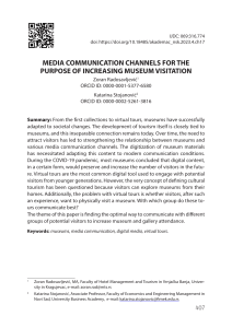 Museums & Digital Media: A Study