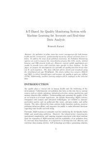 IoT Air Quality Monitoring with ML