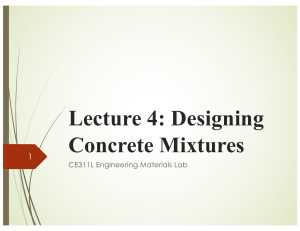 Designing Concrete Mixtures Guide