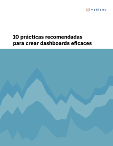 10 pr&aacute;cticas recomendadas para dashboards eficaces