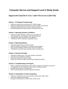 CompTIA A+ Study Guide: Core 1 & 2