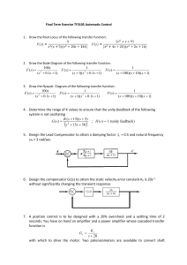 TF3105 Automatic Control Final Exam