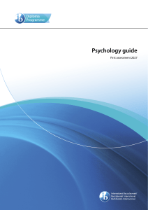 IB Psychology Guide 2027: Diploma Programme Syllabus