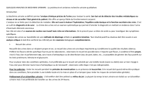 Guide Prot&eacute;inurie et Analyse d'Urine