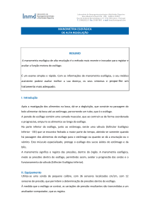 Guia de Manometria Esof&aacute;gica de Alta Resolu&ccedil;&atilde;o