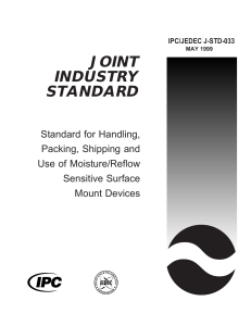 J-STD-033: Moisture Sensitive Device Handling