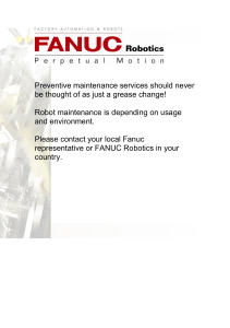 FANUC Robot Preventive Maintenance Guide