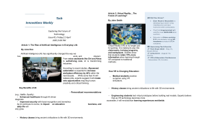 AI and VR: The Future of Learning