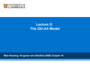 DD-AA Model Lecture Notes