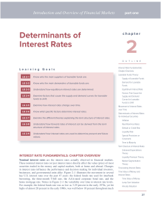 Determinants of Interest Rates | Financial Markets