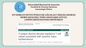 C&eacute;lulas Treg en Lupus Eritematoso Sist&eacute;mico