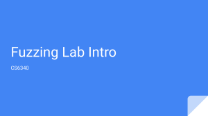 CS6340 Fuzzing Lab Introduction