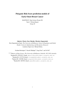PRS Models for Early-Onset Breast Cancer