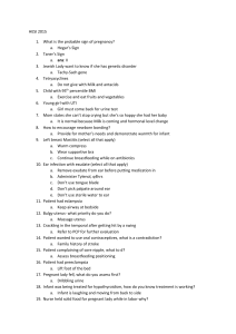 HESI 2015 Nursing Practice Questions