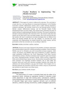 Teacher Readiness in Merdeka Curriculum