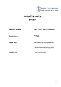 Facial Emotion Recognition Python Project