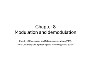 Modulation & Demodulation in Telecommunications