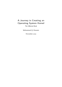 539kernel: OS Development Guide