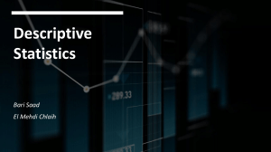 Intro to Descriptive Statistics Presentation