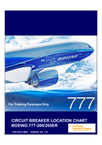 Boeing 777 Circuit Breaker Chart