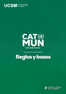 Reglamento CATO MUN Universitarios 2025
