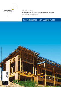 AS 1684.4-2010 Residential Timber-Framed Construction