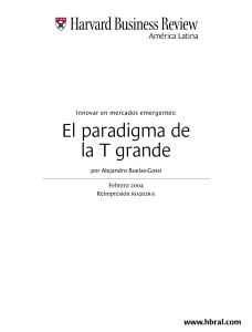 Innovaci&oacute;n de T Grande en Mercados Emergentes