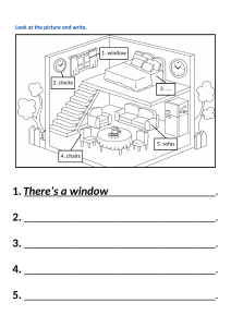 Picture Writing Worksheet for Kids