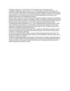 The Battle of Gettysburg: A Turning Point