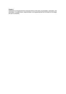 Introduction to Computer Science Textbook