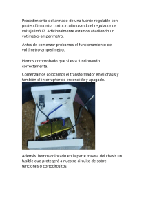 Gu&iacute;a de Montaje Fuente Variable LM317