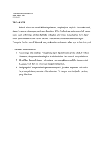 Studi Kasus Arsitektur Perusahaan Universitas