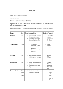 English Lesson Plan: Family, Appearance & Personality (Week 1)