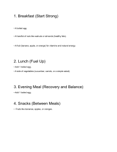 Simple Daily Meal Plan Guide