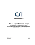 SAP2000 Bridge Design Manual