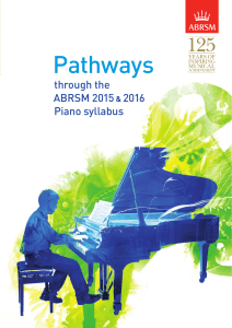 ABRSM Piano Syllabus 2015-16 Guide