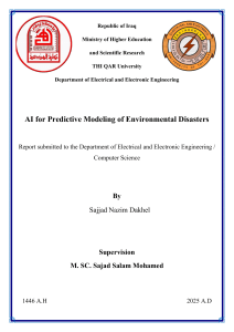 AI for Environmental Disaster Prediction Report