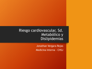 Gu&iacute;a de Riesgo CV y S&iacute;ndrome Metab&oacute;lico