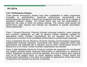 IPC-2221A PCB Performance Classes Guide