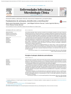 Fundamentos de antisepsia, desinfecci&oacute;n y esterilizaci&oacute;n