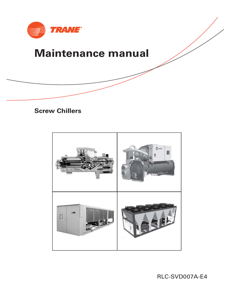 Trane Chiller Manual