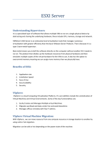 VMware ESXi and vSphere Guide