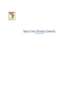 Space-Time Wireless Channels: A Textbook