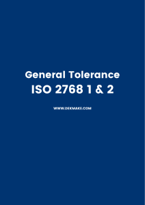 ISO 2768 General Tolerances Guide