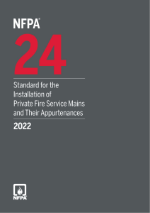 NFPA 24 (2022) Standard for Private Fire Service Mains