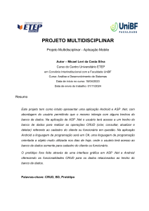 Projeto de App Android e ASP.NET com CRUD