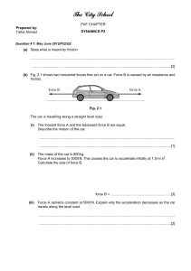 A-Level Physics Dynamics Exam Questions