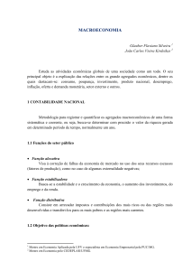 Introdu&ccedil;&atilde;o &agrave; Macroeconomia - Notas de Aula