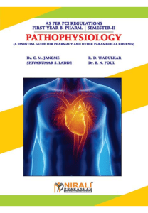 Pathophysiology Textbook for Pharmacy Students