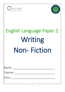 GCSE English Writing Guide